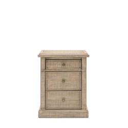 Gallery Direct Vancouver 3 Drawer Bedside