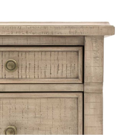 Gallery Direct Vancouver 3 Drawer Bedside Gallery Direct Vancouver 3 Drawer Bedside