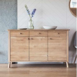 Gallery Direct Wycombe 3 Door 3 Drawer Sideboard