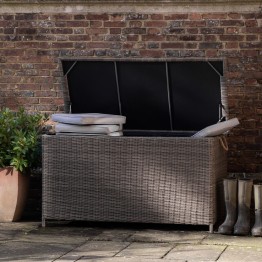 Bordeaux Outdoor Storage Chest - Natural Brown
