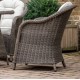 Bordeaux Bistro Set Table & 2 Chairs - Natural Brown