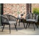 Calais Bistro Set Side Table & 2 Chairs