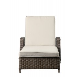 Cannes Lounger - Natural Brown