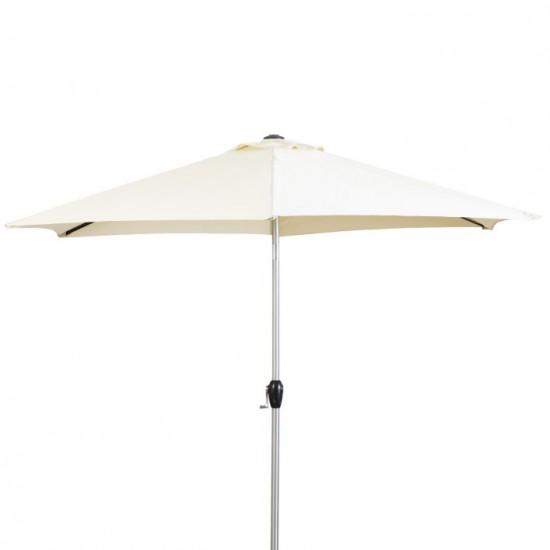 Cream Garden Parasol Garden Furniture FurnitureBrands4U