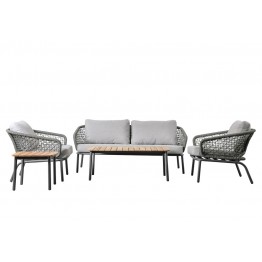 Dijon Sofa with 2 Chairs & Coffee Table Set