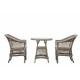 Lille Bistro Set Table & 2 Chairs - Grey