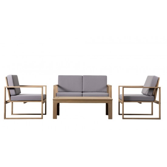 Lyon Sofa with 2 Chairs & Coffee Table Set