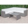 Palmer Corner Sofa & Table - 218 x 218cm