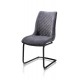 Habufa 22441 Armin Plush Velvet Dining Chair - Anthracite