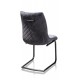 Habufa 22441 Armin Plush Velvet Dining Chair - Anthracite