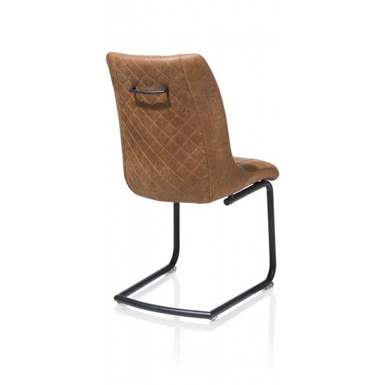 Habufa 22443 Armin Dining Chair - Cognac - IN STOCK AND AVAILABLE