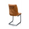 Habufa 22441 Armin Plush Velvet Dining Chair - Ochre