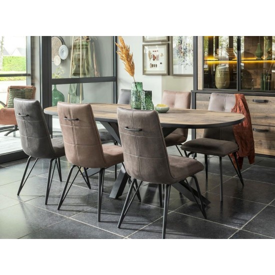 Habufa Avalox 45550 Oval Dining Table - 210cm long 