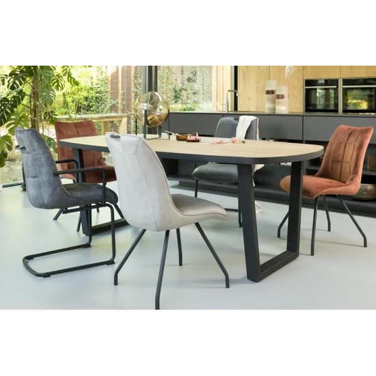 Habufa Avalox 45550 Oval Dining Table - 210cm long 