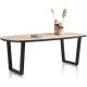 Habufa Avalox 45549 Oval Dining Table - 240cm long