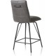 Habufa 36953 Bella Bar Stool - Lava Grey 