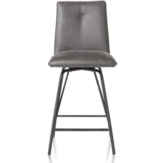 Habufa 36953 Bella Bar Stool - Lava Grey 