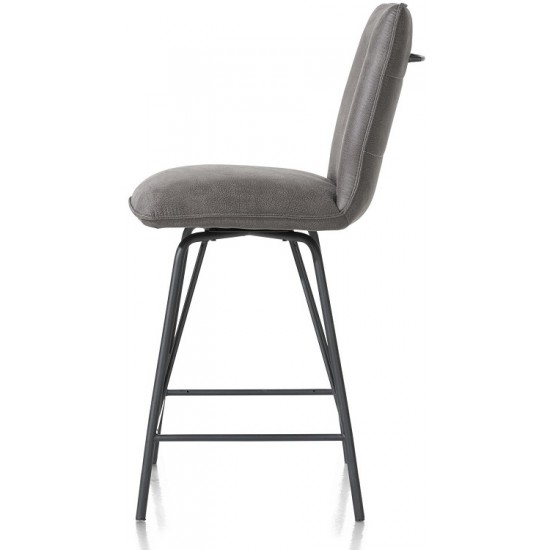 Habufa 36953 Bella Bar Stool - Lava Grey - IN STOCK AND AVAILABLE