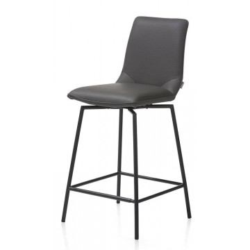 Habufa 29961 Davy Bar Stool - Anthracite and Black Metal - Get £££s of Love2Shop vouchers when you shop with us. 
