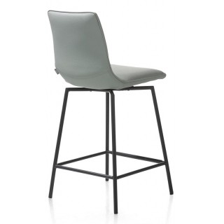Habufa 29961 Davy Bar Stool Mint and Black Metal LAST FEW AVAILABLE ORDER QUICK