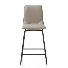 Habufa 29961 Davy Bar Stool - Taupe and Black Metal - Get £££s of Love2Shop vouchers when you shop with us. 