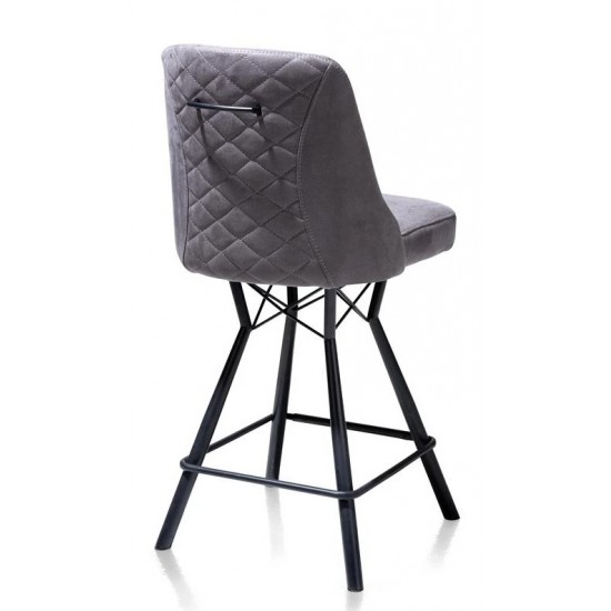 Habufa 36594 Eefje Bar Stool - Anthracite  -  IN STOCK AND AVAILABLE