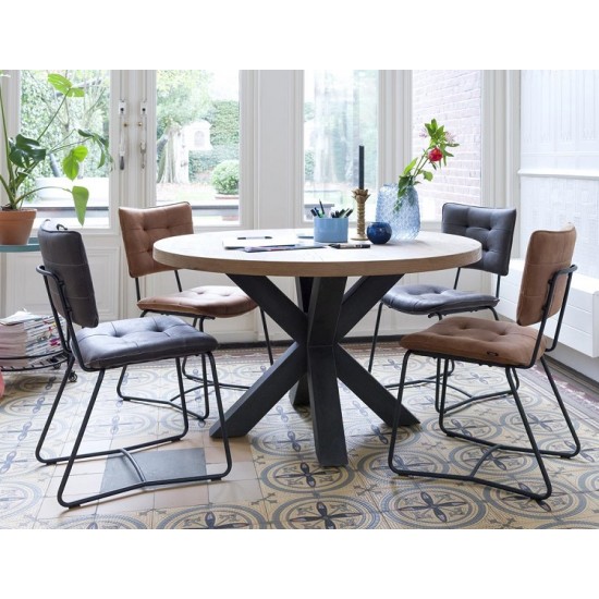 Habufa Metalox 36444 Circular Dining Table