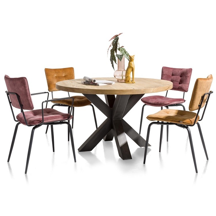 Circular Dining Table Habufa, Round Table Hosmer