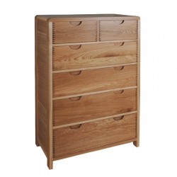 Ercol Bosco 1363 Six Drawer Tall Wide Chest of Drawers  - IN STOCK AND AVAILABLE