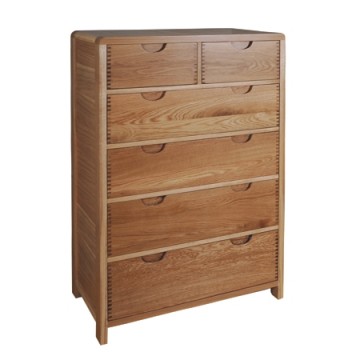 Ercol Bosco 1363 Six Drawer Tall Wide Chest of Drawers  - IN STOCK AND AVAILABLE - Get £££s of Love2Shop vouchers when you order this with us.