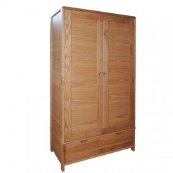 Ercol Bosco 1365 Two Door Wardrobe - IN STOCK AND AVAILABLE WITH FREE DELIVERY - SPRING PROMO PRICE - ENDS 26th MAY! - FREE LOVE TO SHOP VOUCHERS FOR ALL ORDERS PLACED THIS MONTH. 