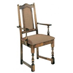 2068 Wood Bros Old Charm Lancaster Carver Chair