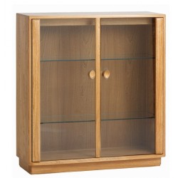 Ercol 3845 Windsor Small Display Cabinet  - FREE LOVE TO SHOP VOUCHERS FOR ALL ORDERS PLACED THIS MONTH. 
