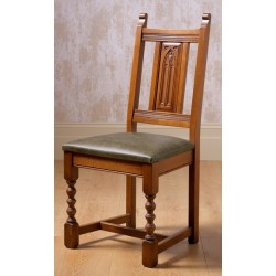 2286 Wood Bros Old Charm Aldeburgh Dining Chair in Leather