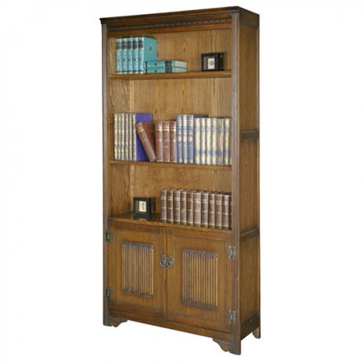Bookcase Office Old Charm Wood Bros Furniturebrands4u