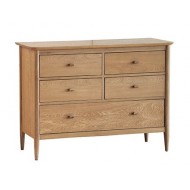 Ercol Teramo 2683 5 Drawer Wide Chest - IN STOCK AND AVAILABLE WITH FREE DELIVERY  - FREE LOVE TO SHOP VOUCHERS FOR ALL ORDERS PLACED THIS MONTH. 