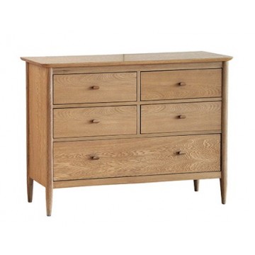 Ercol Teramo 2683 5 Drawer Wide Chest - IN STOCK AND AVAILABLE - Get £££s of Love2Shop vouchers when you order this with us.