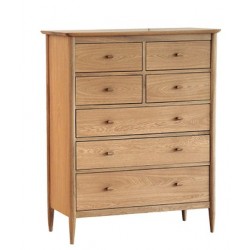 Ercol Teramo 2684 7  Drawer Tall Wide Chest  - IN STOCK AND AVAILABLE WITH FREE DELIVERY - FREE LOVE TO SHOP VOUCHERS FOR ALL ORDERS PLACED THIS MONTH. 
