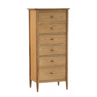 Ercol Teramo 2685 6  Drawer Tall Chest - IN STOCK AND AVAILABLE WITH FREE DELIVERY - FREE LOVE TO SHOP VOUCHERS FOR ALL ORDERS PLACED THIS MONTH. 