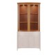 4044 Nathan Shades Shaped 2 Door Display Top with 1904 2 Door Sideboard Base (TK302B & TK302T)