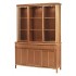 4804 Nathan Shades Shaped Glass Door Display Top Unit and 1814 Sideboard Base - Complete Unit (TK303T & TK303B)