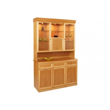 850T Sutcliffe Combination unit with wooden back (850B base with 850T top with no mirrors) STR-850T-TK and STR-850B-TK