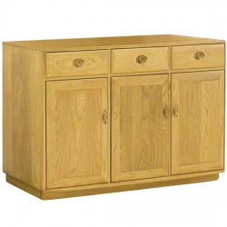 Ercol 3822 Windsor 3 Door High Sideboard - FREE LOVE TO SHOP VOUCHERS FOR ALL ORDERS PLACED THIS MONTH. 