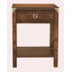 Balmoral 1 Drawer Side Table - IN STOCK AND AVAILABLE IN CHESTNUT FINISH