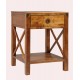 Balmoral 1 Drawer Side Table - IN STOCK AND AVAILABLE IN CHESTNUT FINISH