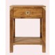 Balmoral 1 Drawer Side Table - IN STOCK AND AVAILABLE IN CHESTNUT FINISH