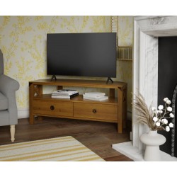 Balmoral 2 Drawer Corner TV Unit - IN STOCK AND AVAILABLE WITH FREE DELIVERY 