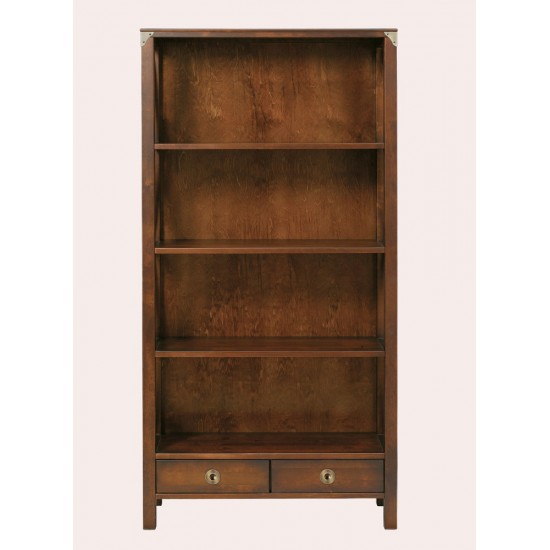 Balmoral 2 Drawer Single Bookcase