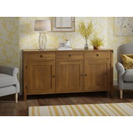 Balmoral 3 Door 3 Drawer Sideboard - IN STOCK AND AVAILABLE IN CHESTNUT FINISH