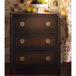 Balmoral 3 Drawer Chest - IN STOCK AND AVAILABLE WITH FREE DELIVERY IN HONEY FINISH
